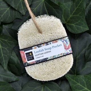 Natural Loofah Soap Saver Pocket